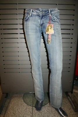 Blend She Vaqueros 6718S Nuevo Oscuro Piedra Azul Súper Bajo Waist Ajustado Fit - Imagen 1 de 4