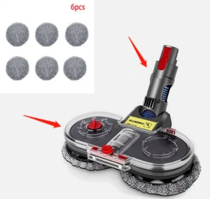 Dry and Wet Electric Mop Head Attachment for Dyson V15 V11 V10 V8 V7 Vacuum NEW - Picture 1 of 7
