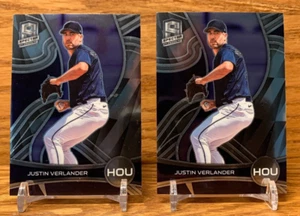 JUSTIN VERLANDER Spectra 2 Card LOT | 2022 Panini Chronicles HOUSTON ASTROS - Picture 1 of 2