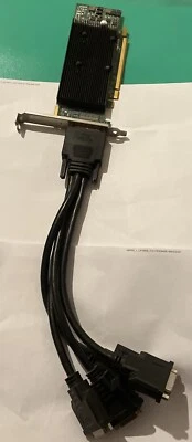 Matrox M9140-E512LAF - PCIE Retro PC Graphics Card - Quad Head, For 4 Monitors - Image 1 of 3