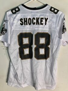 Reebok Women's NFL Jersey New Orleans Saints Jeremy Shockey White sz S