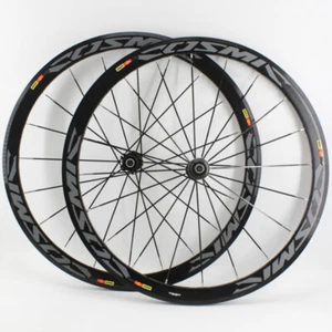 700C 40mm Bike Wheelset Clincher Rims V Disc Brake Thru Axle Road Bicycle Wheels - Picture 1 of 20