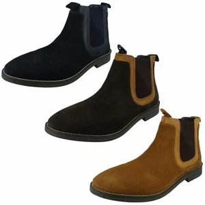 Hommes Catesby 'SC2001' Cuir Daim Bottes Chelsea - Picture 1 of 31