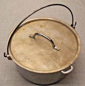 Vintage Majestic Cookware 5 Qt Aluminum Pot Pan W/Handle & Lid - Picture 1 of 8