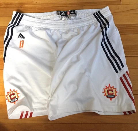 Authentic Adidas WNBA Connecticut Sun Player #14 Game Worn Shorts Sz 3XL NBA Cover