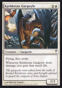 2X KJELDORAN GARGOYLE WHITE COLDSNAP MTG MAGIC MP X2 (yourdeckbuilder) - Picture 1 of 1