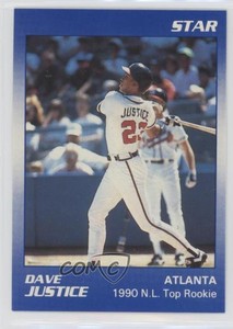 1990 Star Dave Justice David Justice #9 Rookie RC
