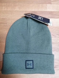 Under Armour Mütze Herren Olive Halftime Strickmütze mit Umschlag - Bild 1 von 3
