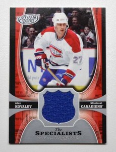 2005-06 Upper Deck Power Play Specialists Jerseys #TSAK Alex Kovalev