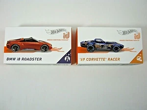 Mattel Hot Wheels ID BMW i8 Roadster, 69 Corvette Racer Series 1 Sealed Car - Picture 1 of 8