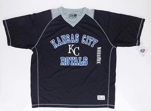 True Fan Genuine Merchandise KANSAS CITY ROYALS Polyester V-neck XL Shirt - Picture 1 of 5