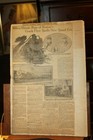 Antique 1910 Newspaper Clippings Railraod Train Mile-A-Minute Boston Crack Flyer
