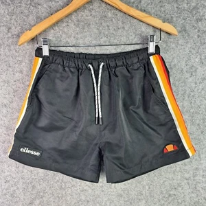 Ellesse Shorts Womens Extra Small Black Draw String Stretch Waist Pocket 5499 - Picture 1 of 12