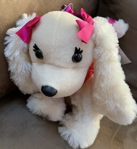 BEAGLE PUPPY PURSE “LIZZY” BIRTHDAY MARCH 29 PLUSH SHIMMERING ACCESSORY!! - Picture 1 of 7