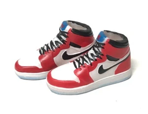 OZ-SS-AJ1W: 1/12 painted Air Jordan 1 Marvel Legends Miles Morales (No Figure) - Picture 1 of 6