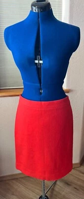 J Crew The Pencil Skirt Red Women’s Size 6 - Image 1 of 4
