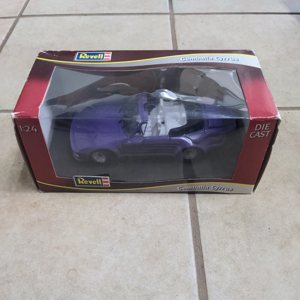 1992 Revell Porsche 930 Turbo Gemballa Cyrrus Purple 1/24 Scale DieCast Model  - Image 1 of 4