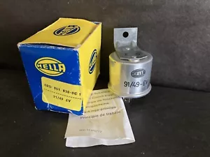 Hella Relay 91/49-6 Volt 4RD001838-01 Volkswagen Porsche Mercedes 1960's 70's - Picture 1 of 8