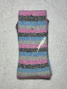 Stance Men’s Dress Socks D Wade Vice City Striped Grey Pink Blue One Size New - Picture 1 of 4