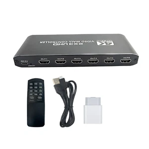 New 2x3 HDMI Video Stitching TV Wall Processor Splicer With Audio Extraction - Picture 1 of 17