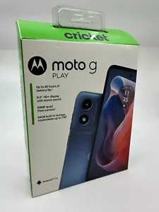 NEW Cricket Wireless Moto G Play 2024 64GB, 4GB RAM PREPAID Smartphone FreeShip! - Picture 1 of 4