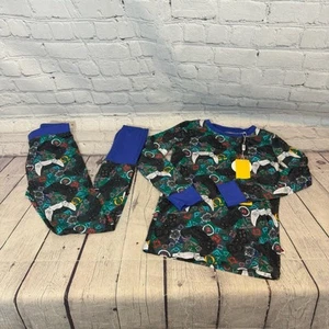 Little Geeks Trilogy Co Gamer Controller Bamboo Pajama Set Sz: 5/6T NWT - Picture 1 of 3