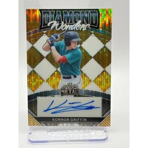 2024 Leaf Metal KONNOR GRIFFIN Diamond Wonders Gold Pulsar Auto 1/1 SSP Pirates - Picture 1 of 2