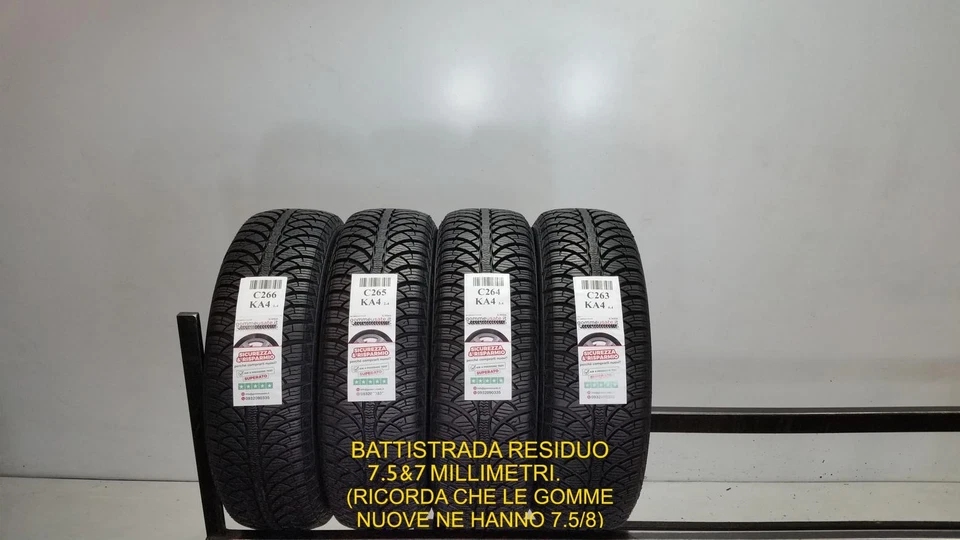 GOMME USATE  TERMICHE 165/60R15 77T FULDA KRISTALL MONTERO 3 PNEUMATICI C00266 - Bild 1 von 1