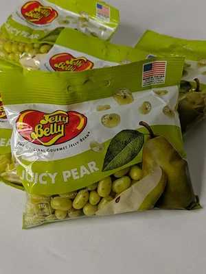 Juicy Pear Jelly Belly Jelly Beans (6 bags) Free Shipping NEW CANDY bb Mar 2026 - Image 1 of 4