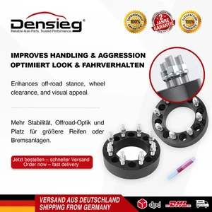 Ensanchamiento de carril Densieg 2x 2” (8x165,1 mm) 126,15 mm centrado en el centro para camioneta - Imagen 1 de 8