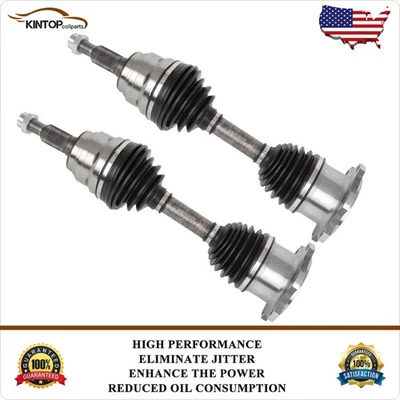 Pair Front Left & Right Side For GMC Yukon XL 2500 2000-2013 4WD CV Axle Shaft Foto 1 de 4