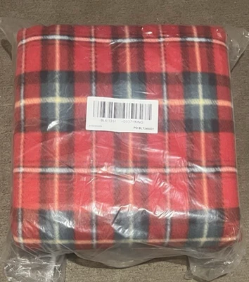 MANTA POLAR CÁLIDA TALLA KING HERMOSA NAVIDAD CUADROS (ROJO Y VERDE 100% POLIÉSTER Foto 1 de 3