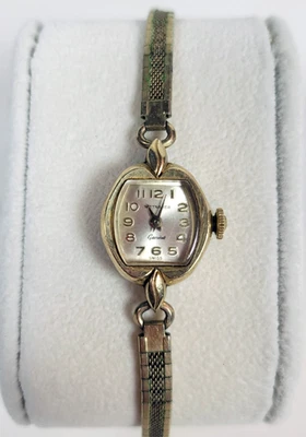 Vintage Wittnauer Watch Women 10k Gold Mechanical ~ Geneve Swiss - Runs - Image 1 of 4