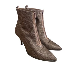 Mario Valentino Stiefel Damen Gr. 38,5 Braun Leder Made in Italy Luxus Selten - Bild 1 von 7