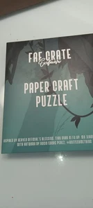 Faecrate Exclusive. Paper Craft Puzzle. Heaven Official' Blessing.  Rocio Perez - Picture 1 of 6
