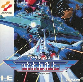 PC Engine Hu card software Gradius (box and instructions missing)