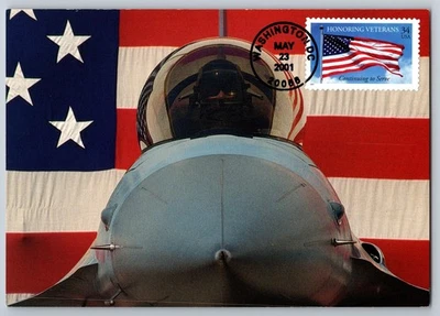 #3508 Honoring Veterans FDC Maxi Card - Image 1 of 2