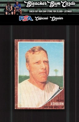 1962 Topps 213 Richie Ashburn - Image 1 of 2