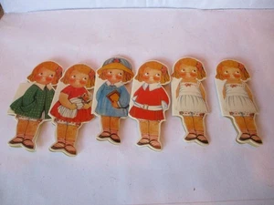 6 VTG 1982 Merrimack Doll Gift Cards 3" - Picture 1 of 3