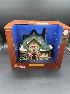 santas workbench tin soldiers toyland fiber optic house new in box - Picture 1 of 7