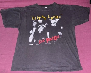 SEX PISTOLS T-Shirt XL Filthy Lucre Tour 1996 Vintage Punk Buzzcocks Ramones Rotten - Bild 1 von 2