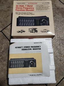 Nuevo - Ecualizador / Booster de frecuencia estéreo realista de 40 vatios 7 bandas 12-1955 - Imagen 1 de 23
