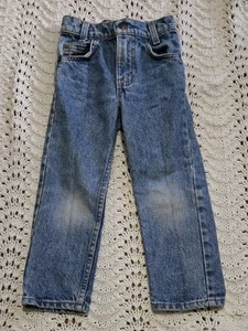 Vintage 80er Little Levi's Jungen Jeans Orange Tab Größe 5 Blau Denim Made in USA - Bild 1 von 17