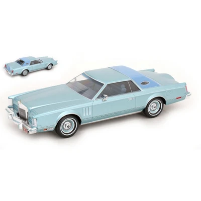 LINCOLN CONTINENTAL MARK V 1978 LIGHT BLUE 1:18 Modelcargroup Auto Stradali Mode - Immagine 1 di 4