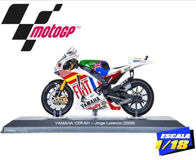 Yamaha YZR-M1 / Jorge Lorenzo #48 / Moto GP  2008 (Escala 1/18) Altaya, Ixo - Imagen 1 de 4