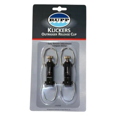 Rupp Marine Klickers Outrigger Trolling Line Release Clips for Sportfishing PAIR - Image 1 of 2