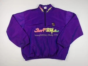 Lightweight Wind Jacket Surf Style Men's Interplanetary Body Gear Purple - Picture 1 of 7