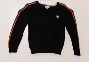 PAUL SMITH Boys Black Cotton And Cashmere Tricot Sweater Sz 5 Perfect Condition - Picture 1 of 4