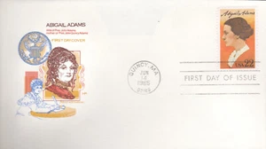 FDC 1985 - Scott # 2146 - Abagail Adams - Farnam Cachet - Imagen 1 de 1
