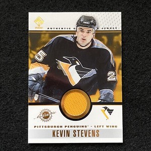 2001-02 PACIFIC PRIVATE STOCK MARTIN KEVIN STEVENS JERSEY  PITTSBURGH PENGUINS